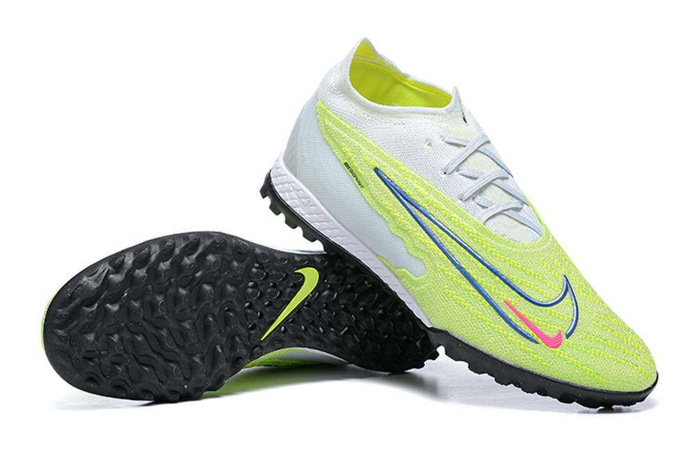 Шиповки Nike Phantom GX Elite TF (Белый+желтый)