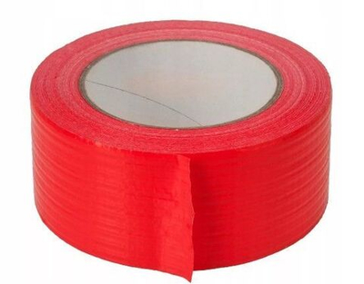 Тканевая лента для копыт (красный скотч), 50 мм х 50 м