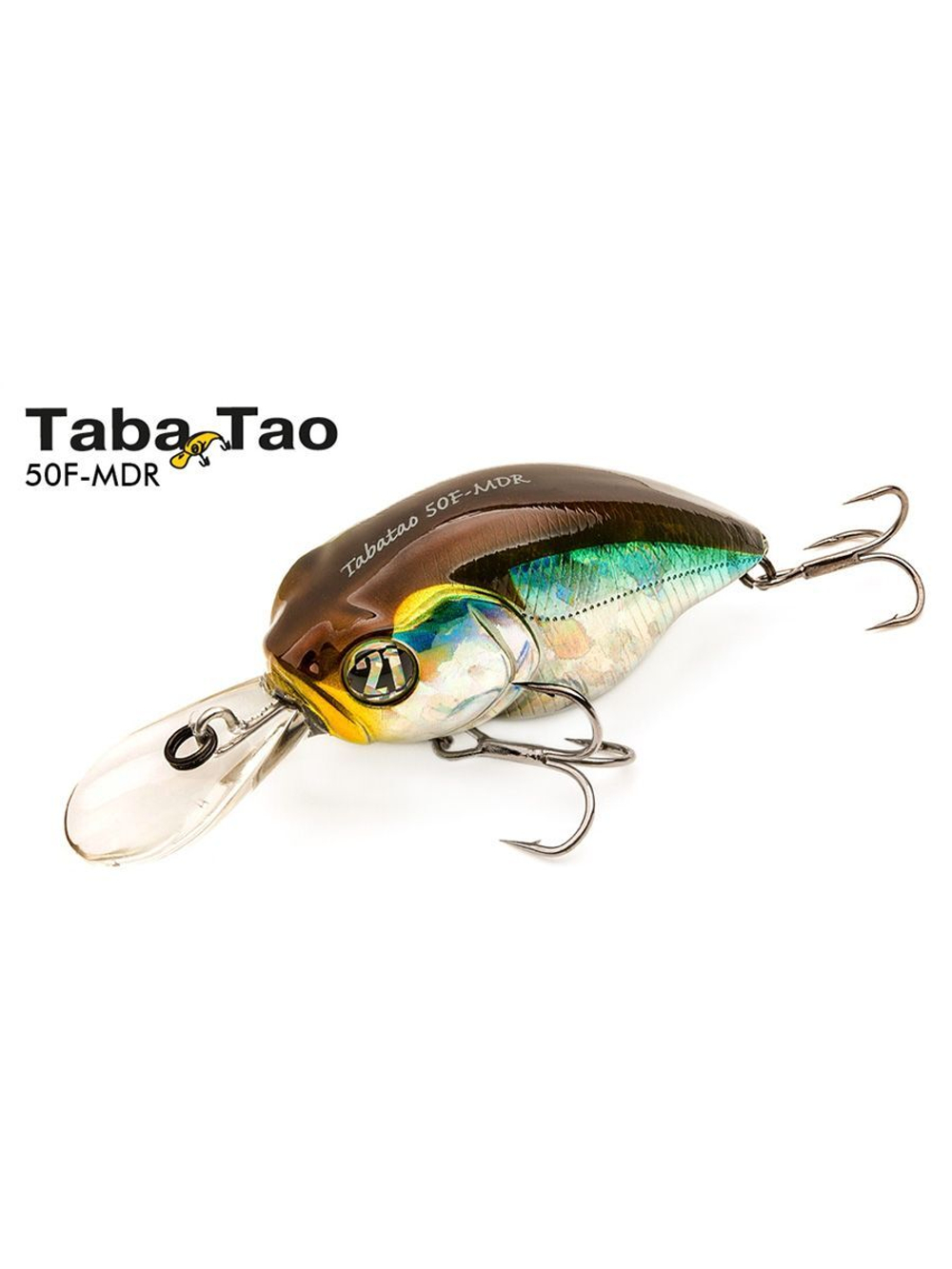 Воблер для рыбалки Pontoon21 TabaTao 50F-MDR, 50мм, 12.0 гр., 1.5-2.0 м., цвет A30