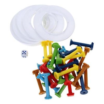 Игра настольная "Башня" 15*30*4см. 2008K1055-R (Умные игры)