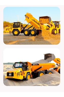 Радиоуправляемый карьерный самосвал HUI NA TOYS масштаб 1:16 2.4G - HN1553