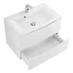 Тумба подвесная с раковиной BelBagno MARINO-650-2C-SO-BL-P