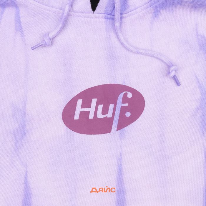 Толстовка мужская HUF Relax Tiedye  артикул:PF00345-VIOLT - купить в магазине Дайс