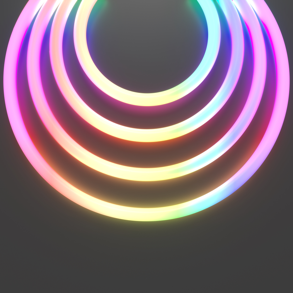 Гибкий неон 24В 17,2Вт/м RGBW 3000К IP65 Maytoni NEMO D25 20304, 5м