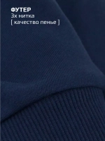 Свитшот для мальчика синий в школу