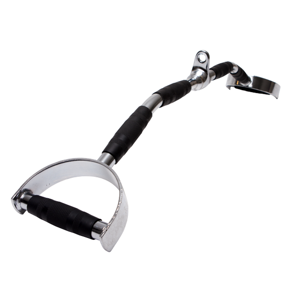 AeroFit AFH106 вращающийся гриф для тяги сверху параллельным хватом с полиуретановыми рукоятками