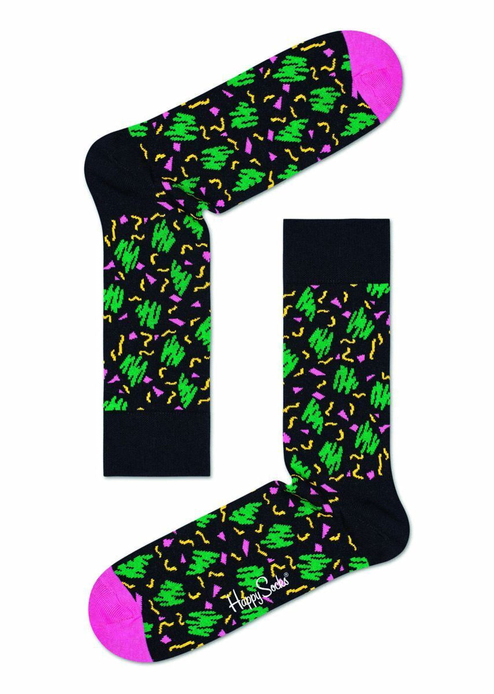 Носки унисекс Sketch Sock с росчерками (Размер: 29) (Цвет: черный)