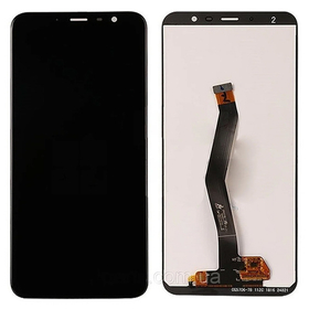 Дисплей для Meizu M6T в сборе с тачскрином Черный - Оптима