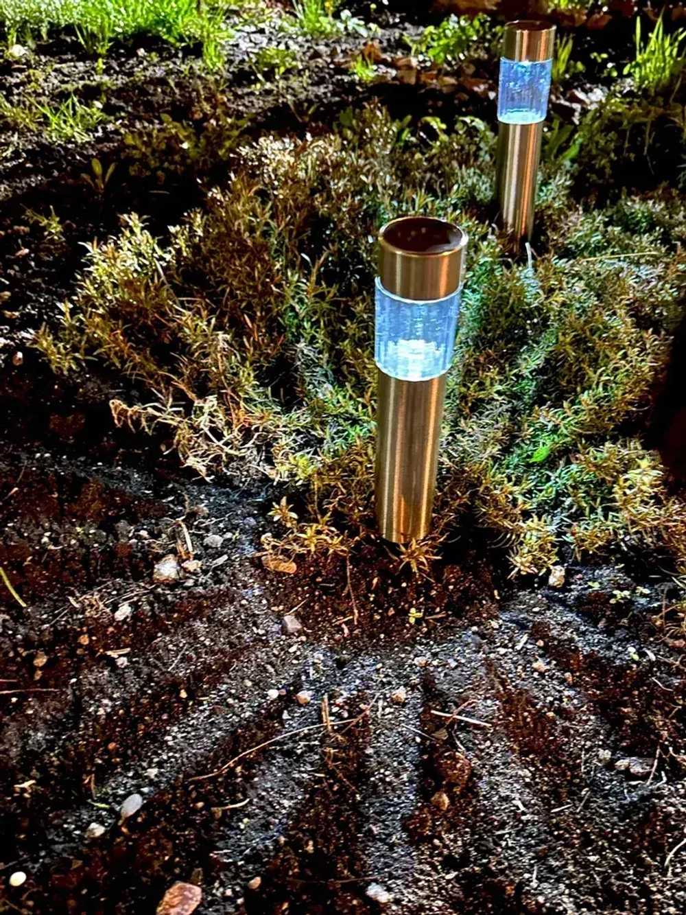 Садовый светильник на солнечной батарее - 4 шт.