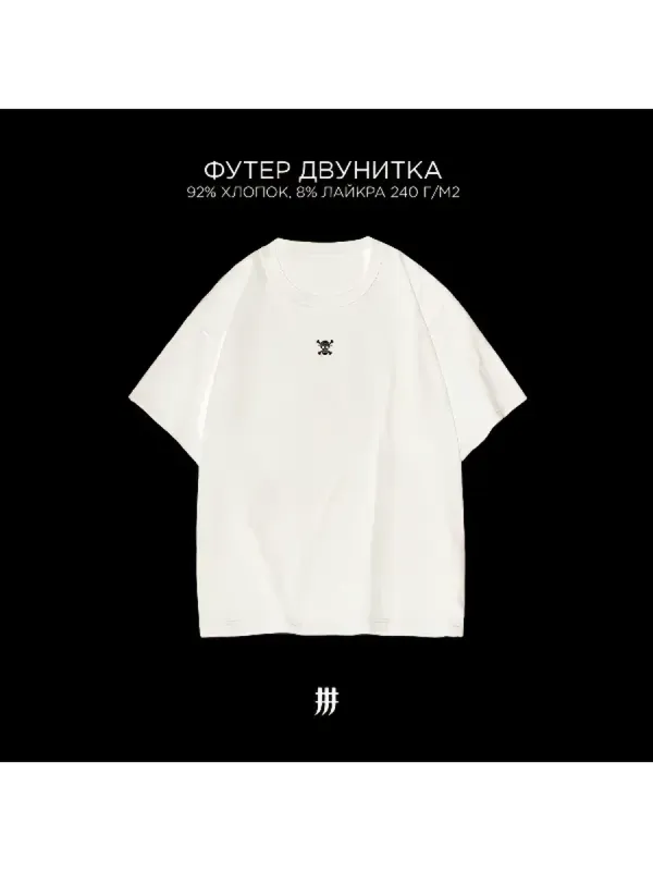 Футболка оверсайз с принтом Lyffy One Piece