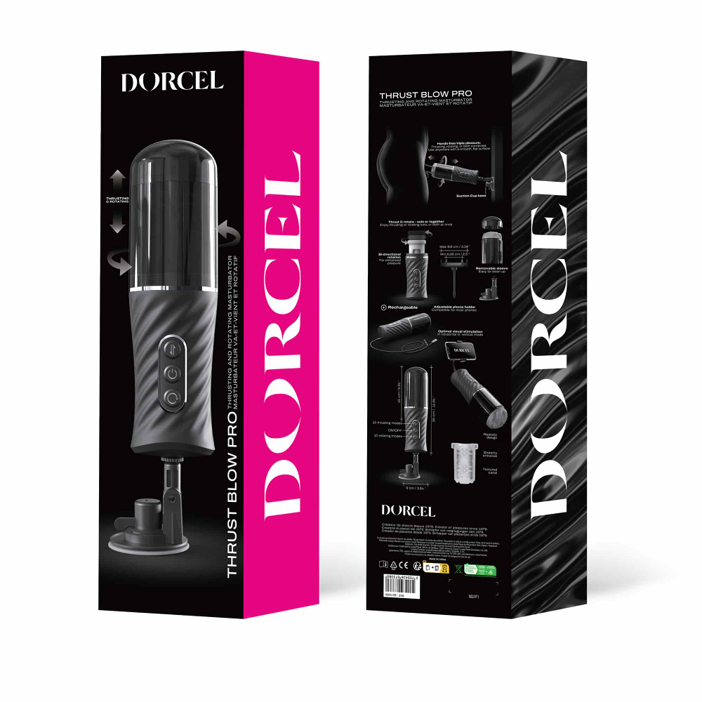 Автоматический мастурбатор Dorcel Thrust Blow Pro с вращением
