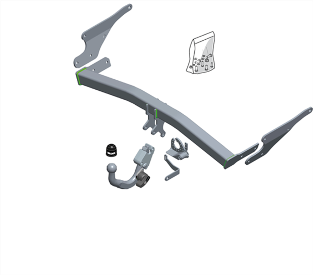 Фаркоп Brink (Thule) 669400 для Mazda CX-5 2016-(паспорт и сертификат в комплекте)(без электрики)