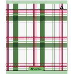 Тетрадь 36 л., А5, клетка, Alingar "Шотландская клетка. NEW", скрепка, офсет, мелованная бумага, 5 дизайнов в пленке т/у