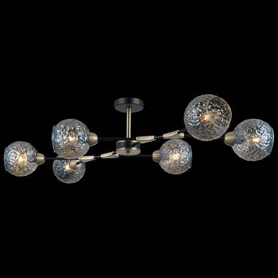 Люстра потолочная ILLUMICO E14 IL0253-6CSQ-79 BK AB