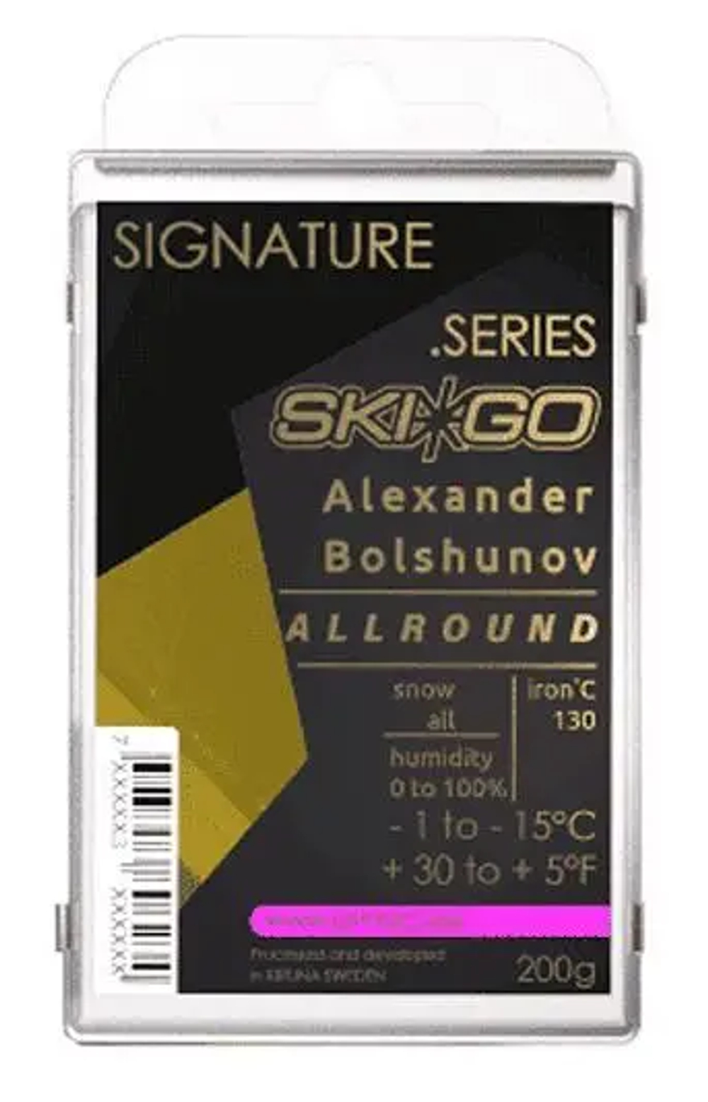 Парафин SKI GO Alexandr Bolshunov -1...-15°С 60г
