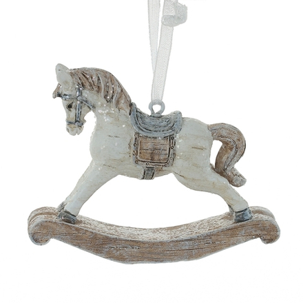 GAEM Украшение новогоднее "Лошадка-качалка", L8 W2 H5,5 см