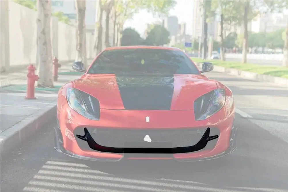 Карбоновая накладка на воздухозаборник переднего бампера для Ferrari 812 SuperfastКарбоновая накладка на воздухозаборник переднего бампера для Ferrari 812 Superfast Феррари