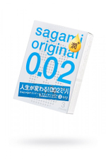 Презервативы Sagami Original 0.02 Extra Lub полиуретановые №3