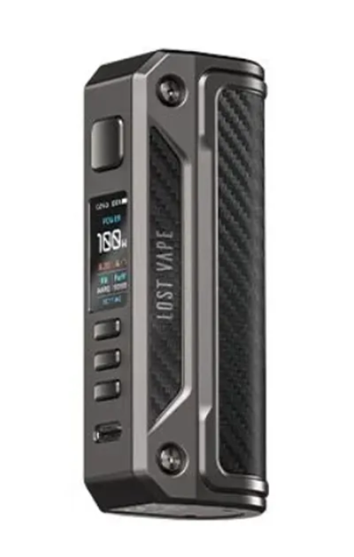 Боксмод Lost Vape Thelema Solo 100W Mod - Gunmetal Carbon Fiber