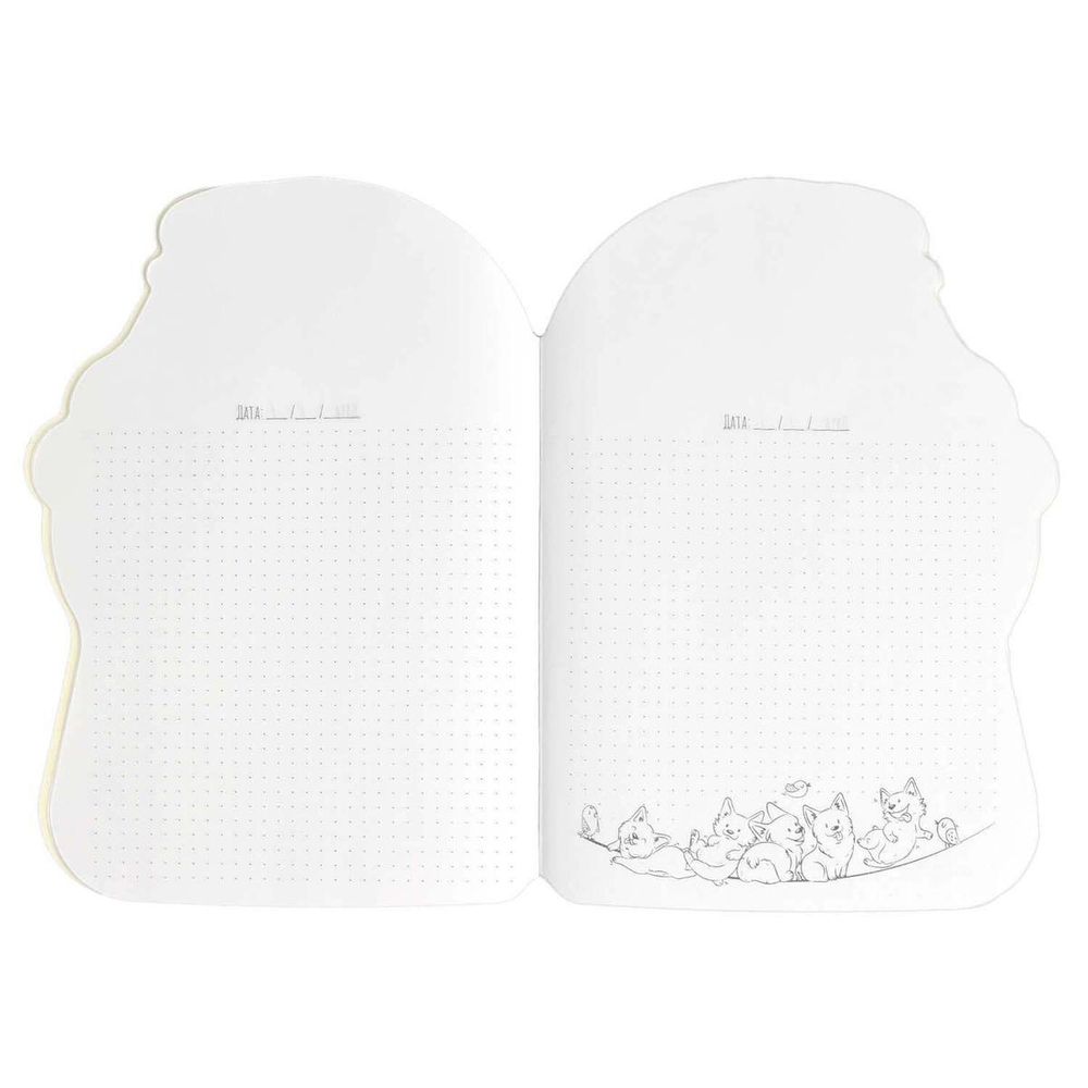 Тетрадь А5 40л в точку "Зайка и сладкая вата" (Феникс+)