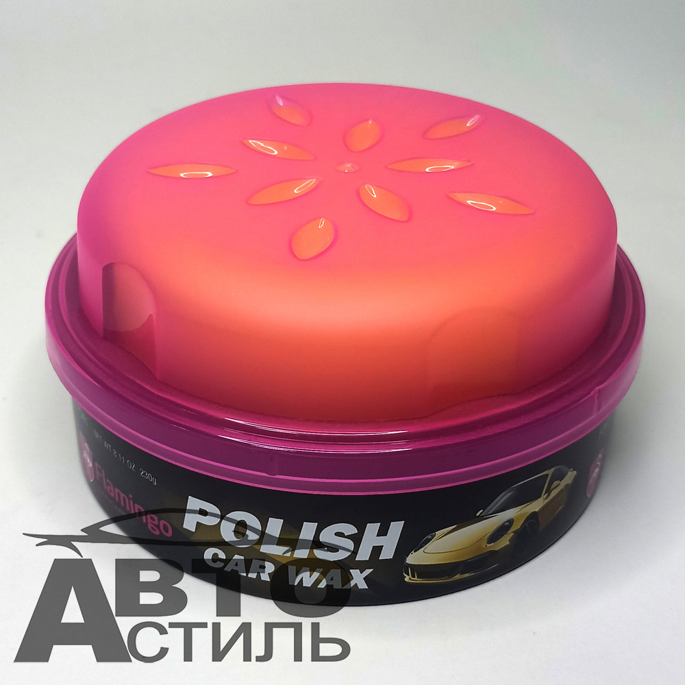 Полироль кузова  Flamingo Карнаубский воск 230гр F041
