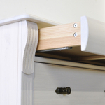 Комод, 91х42х125, Susanna, белый, для одежды и игрушек, сервант из массива дерева, с ящиками, Dipriz