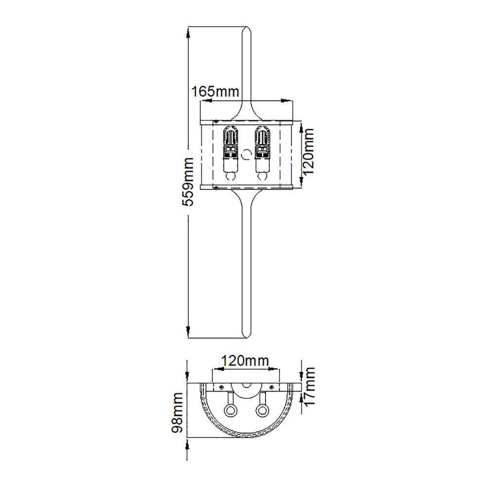 Бра для ванных комнат Kichler KL-MONA-S-CLP Kichler