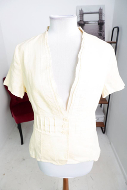 Жакет Роси льняной, маркировка 42, визуально на 48 размер