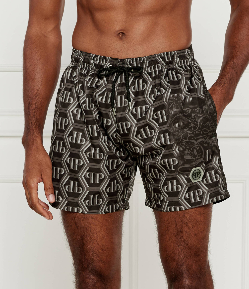 Шорты для плавания DRAGON Philipp Plein - черный(MMX0154 PTE003N)