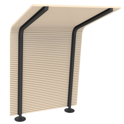 Навес парковый PO-2000, 2000*1660*3410 мм.