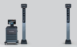 Стенд сход-развал 3D для грузовиков, до 4-х осей одновременно ТехноВектор 7 Truck P 7204 HTS4