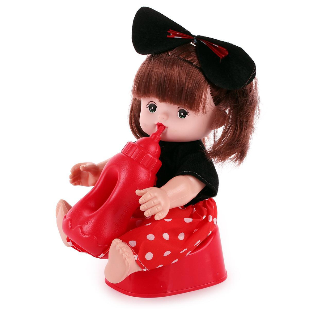 Аксессуар для куклы Стульчик для кормления с куклой, пакет CS5825-3