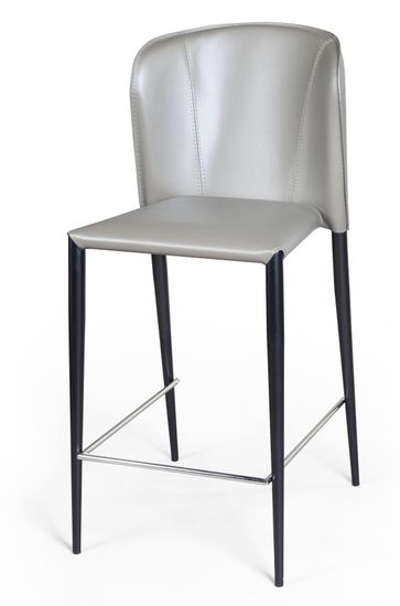 Стул полубарный Albert кожа цвет тауп