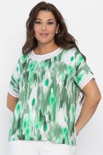 Блуза Лаванда (зеленая) Б13865-1М LT Collection