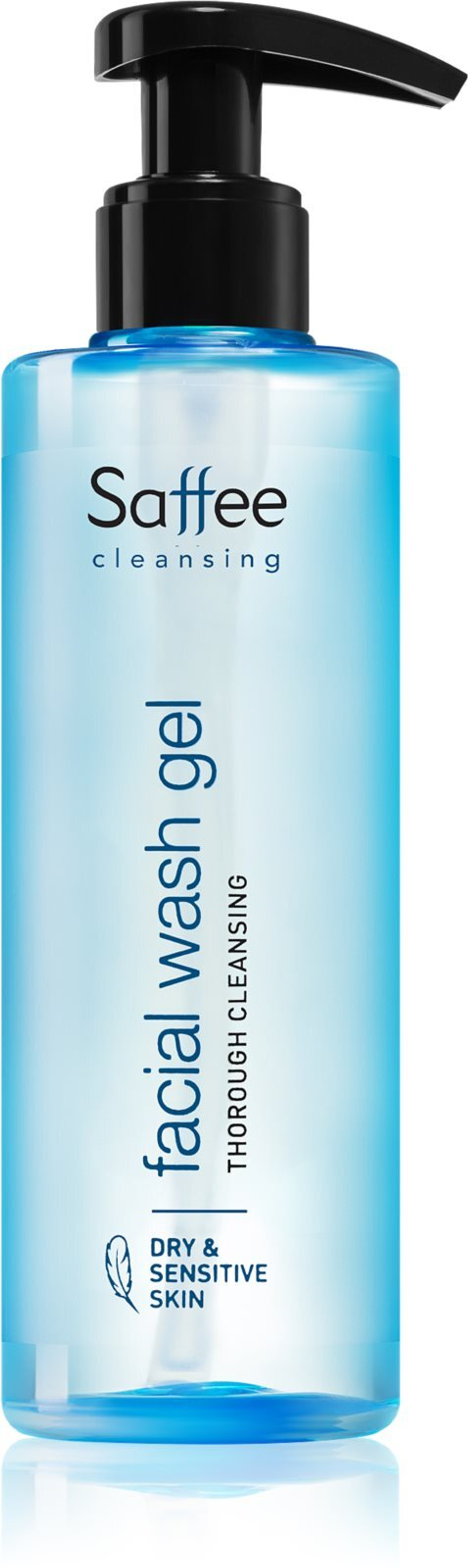 Saffee Cleansing Facial Wash Gel - очищающий гель для сухой и чувствительной кожи /   250  ml  / GTIN 8059300538982