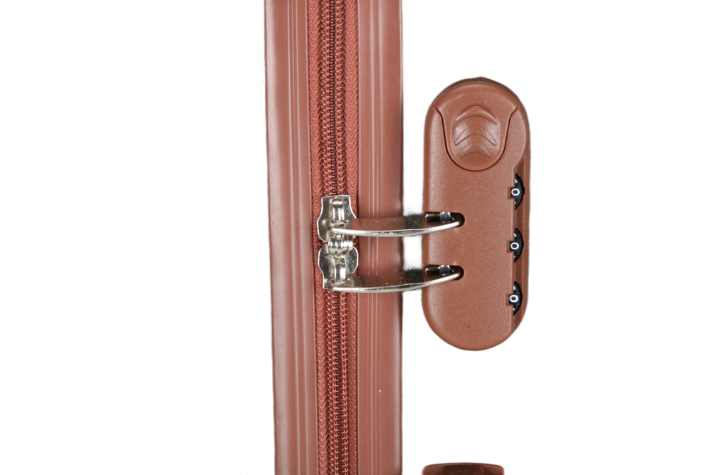 Чемодан Мини (S) ABS пластик"Verano", съёмные колёса