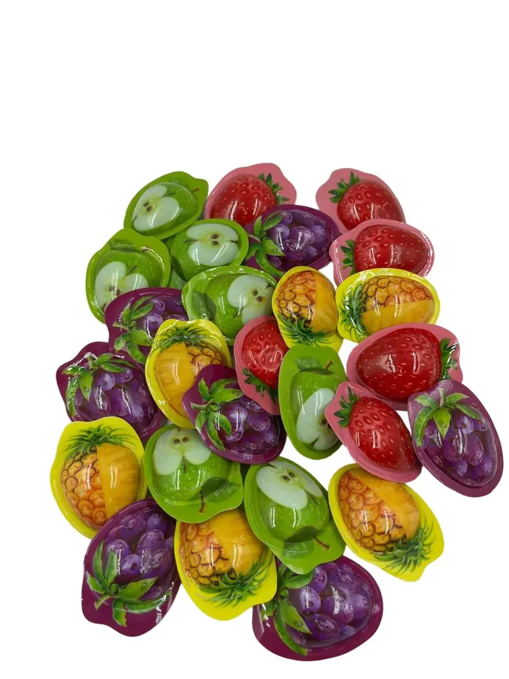 Жевательный мармелад в форме 3D Фруктов 30шт
