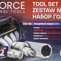 Головки 1/2'', набор 22пр. (6гр.) YATAFORCE YF-50221
