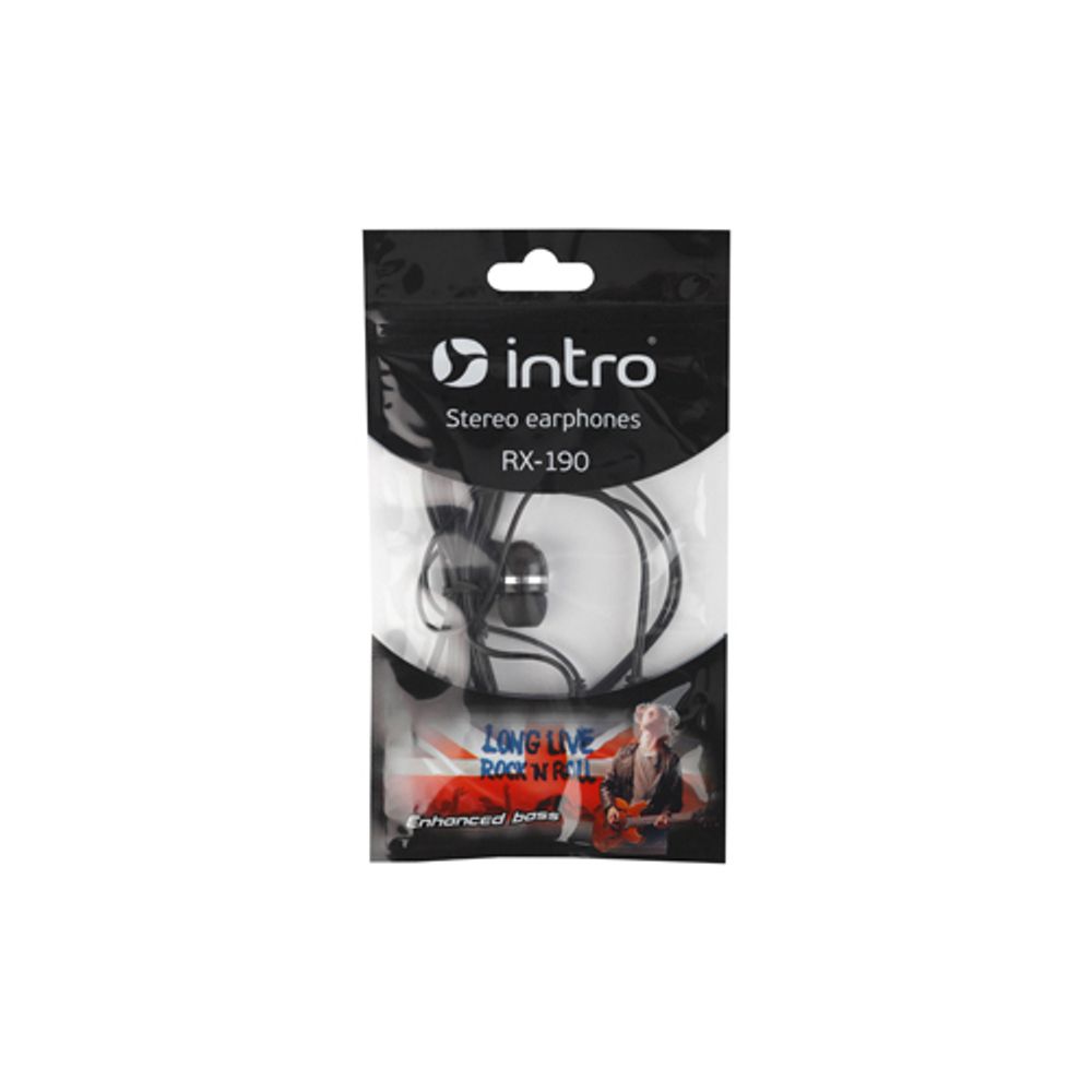 333458 Intro RX-190 вкладыши черные | Intro