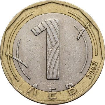 1 лев 2002 Болгария