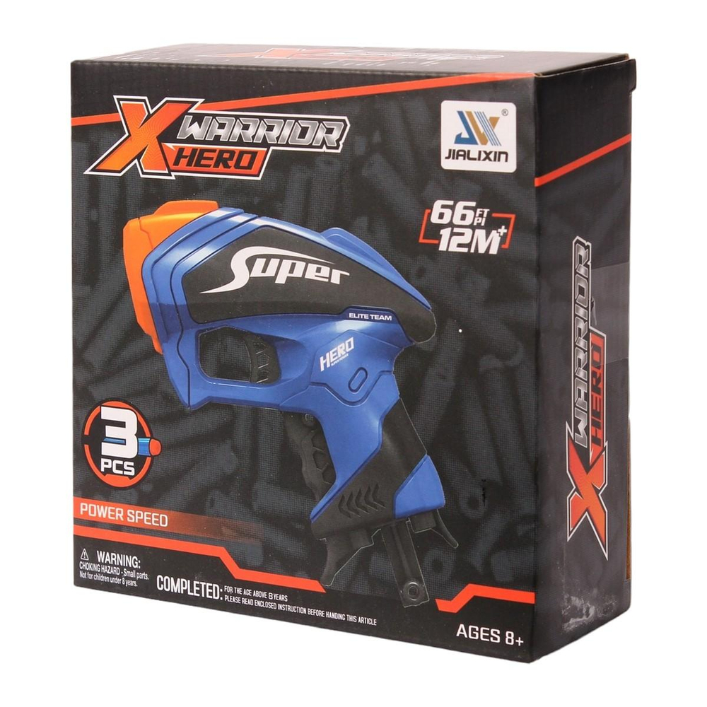 Пистолет с мягк.пулями, коробка JLX7246