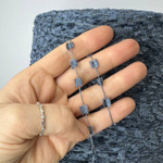 FLAG - Azeta Filati; вискоза, п/а; 250м/100гр; фантазийная нить, травка фиагментами; col. 4170, col. Bluestone, цвет: голубой камень