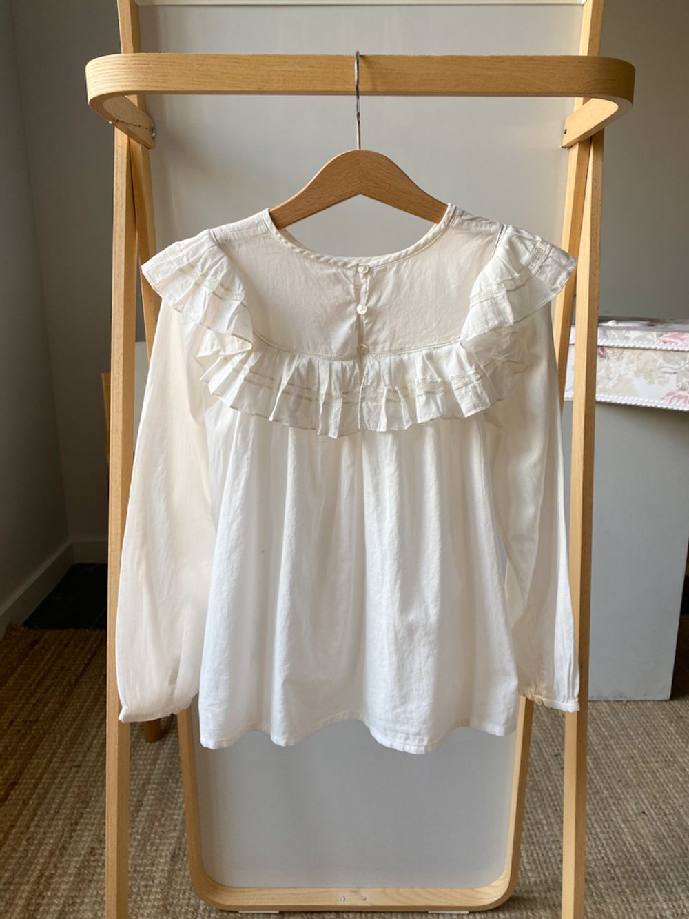 Хлопковая блузка  Bonpoint, 128