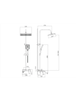 HB24575-8 Душевая система HAIBA