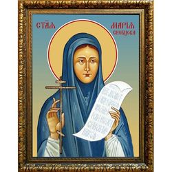 Мария Парижская (Скобцова) мученица. Икона на холсте.