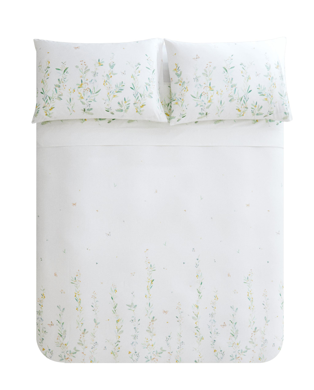 Пододеяльник Zara Home сатин, хлопок 100%, с цветочным принтом, 7118/088
