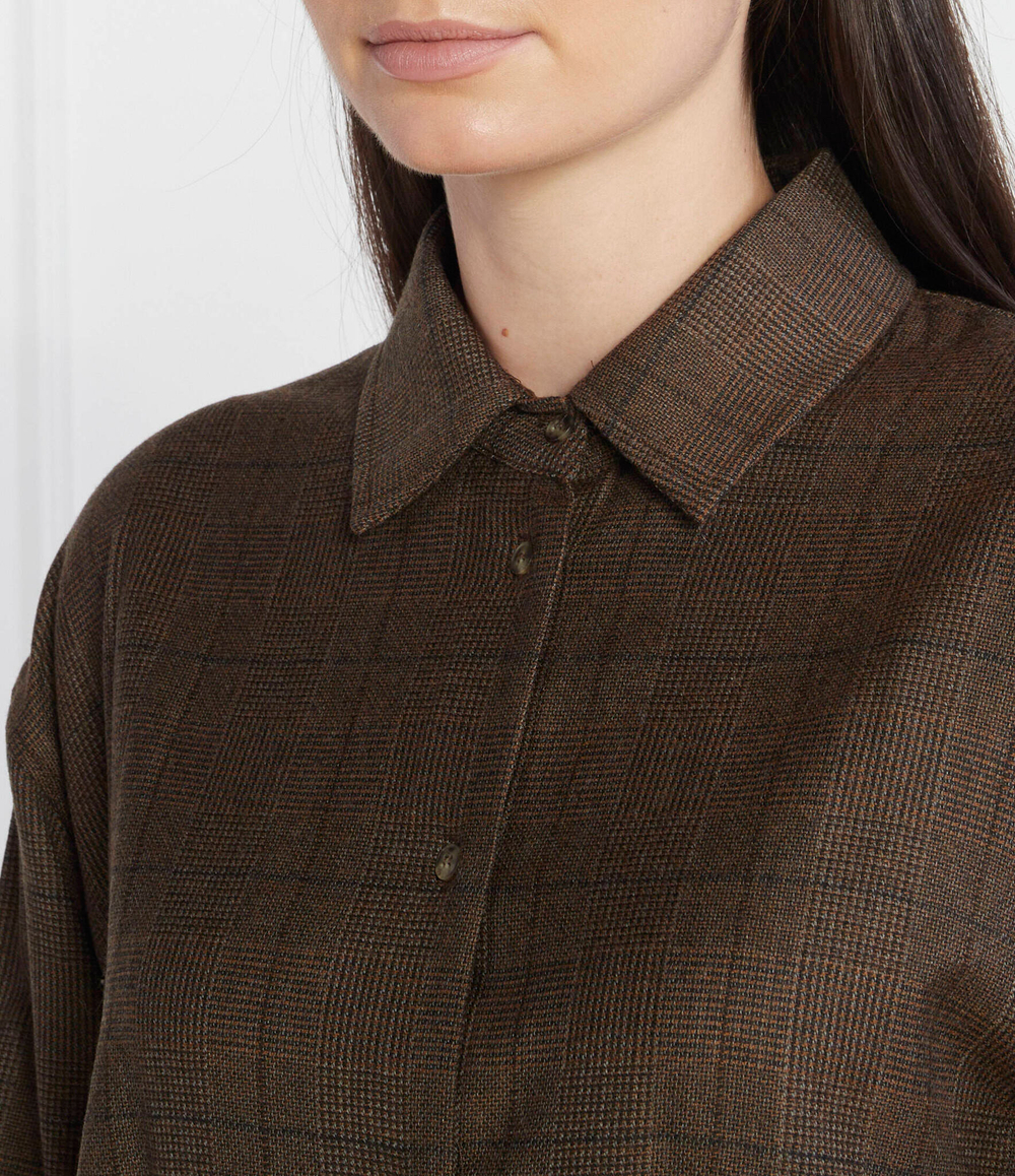 Хлопковое платье ADERIRE Weekend MaxMara - коричневый(522605336)