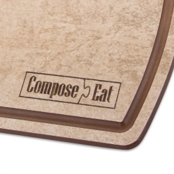 Набор разделочных досок на подставке 3шт ComposeEat Fashion порфир кремовый