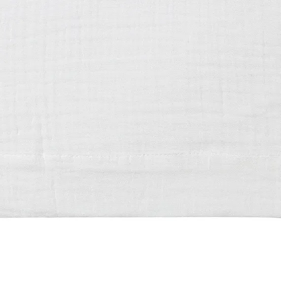 Штора из муслина с декором цвета карри из коллекции essential, 150х290 см