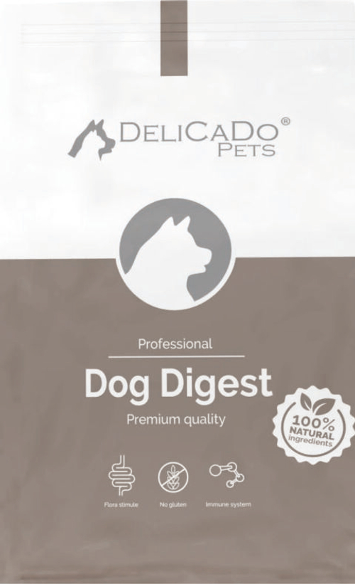 Сухой корм DeliCaDo Digest для взрослых собак средних и крупных пород, ягненок, 10 кг